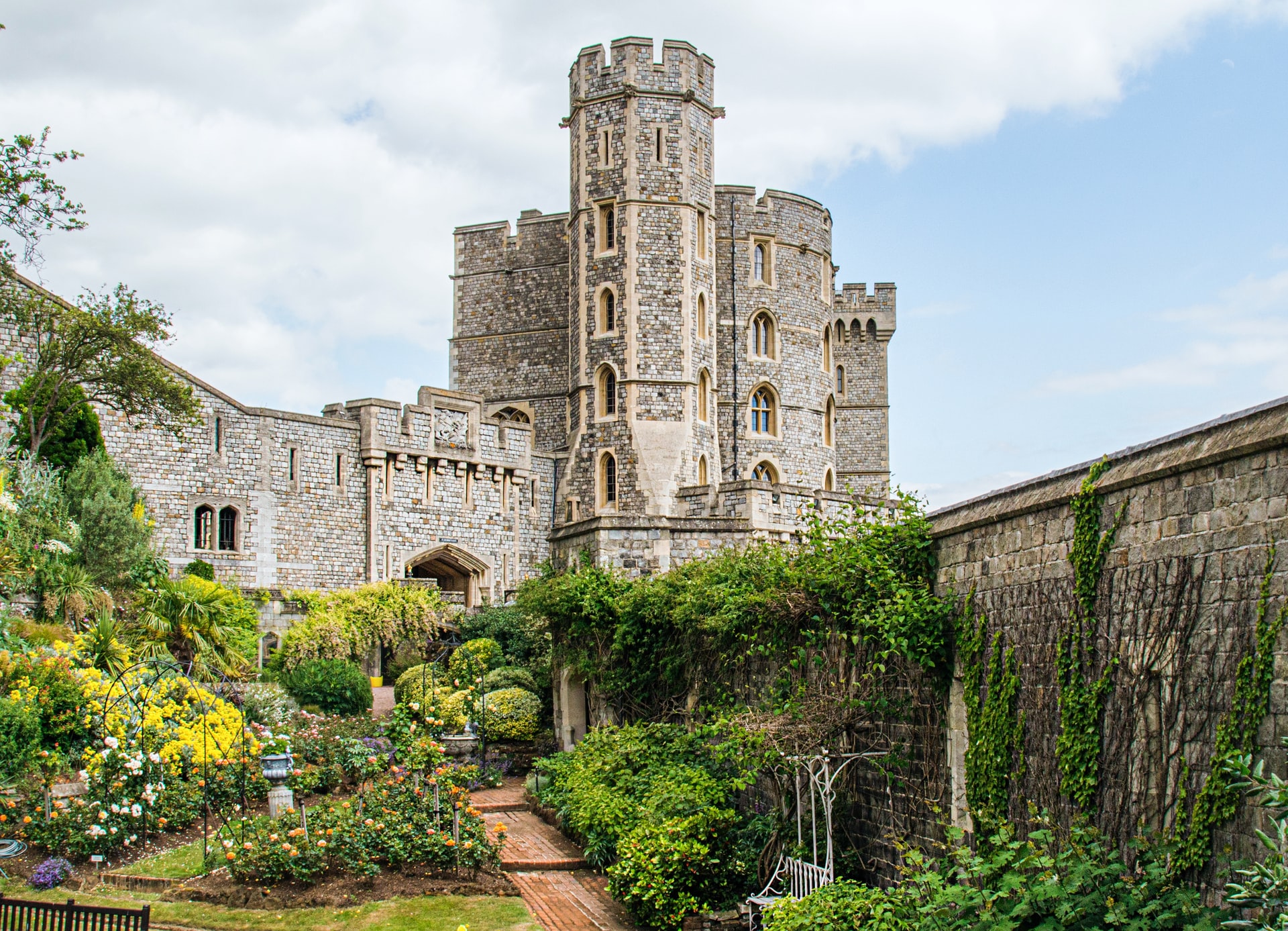 Ancient britain. Castle of Heart. Noble Estate.